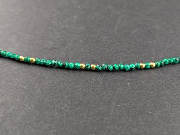 Preview: Malachit Halskette (44 cm)